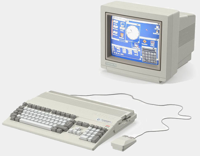amiga500-tastiera e monitor