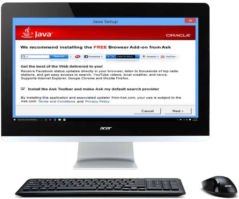 programma potenzialmente indesiderato nel PC