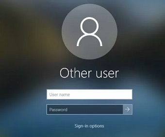 windows 10 schermata login